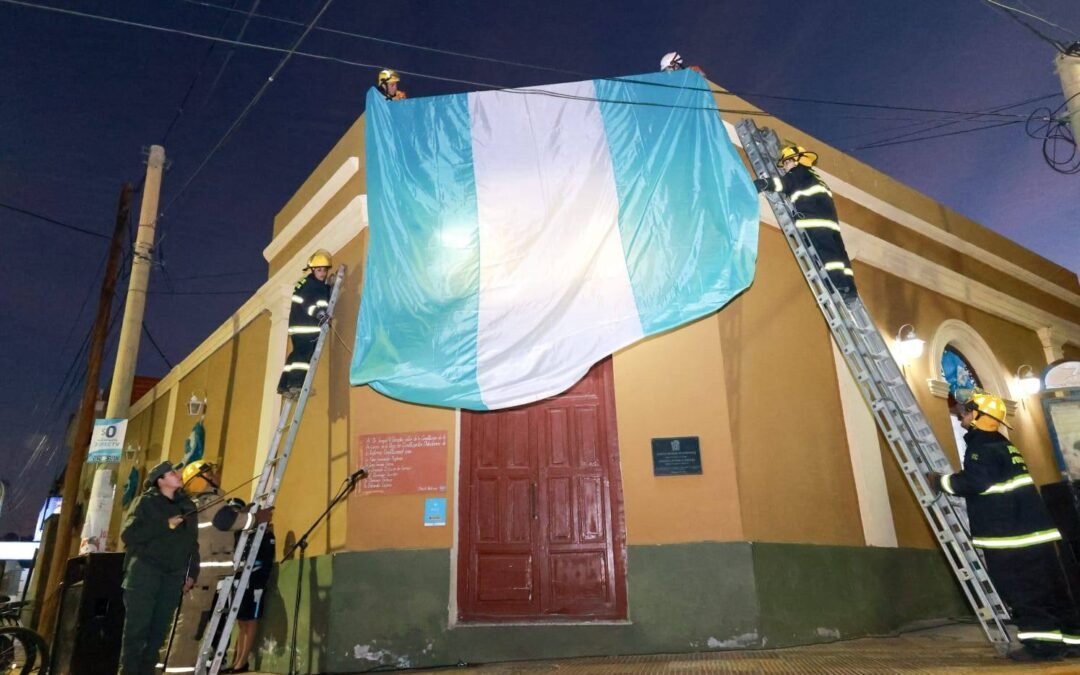 Vísperas del Día de la Independencia en Chilecito